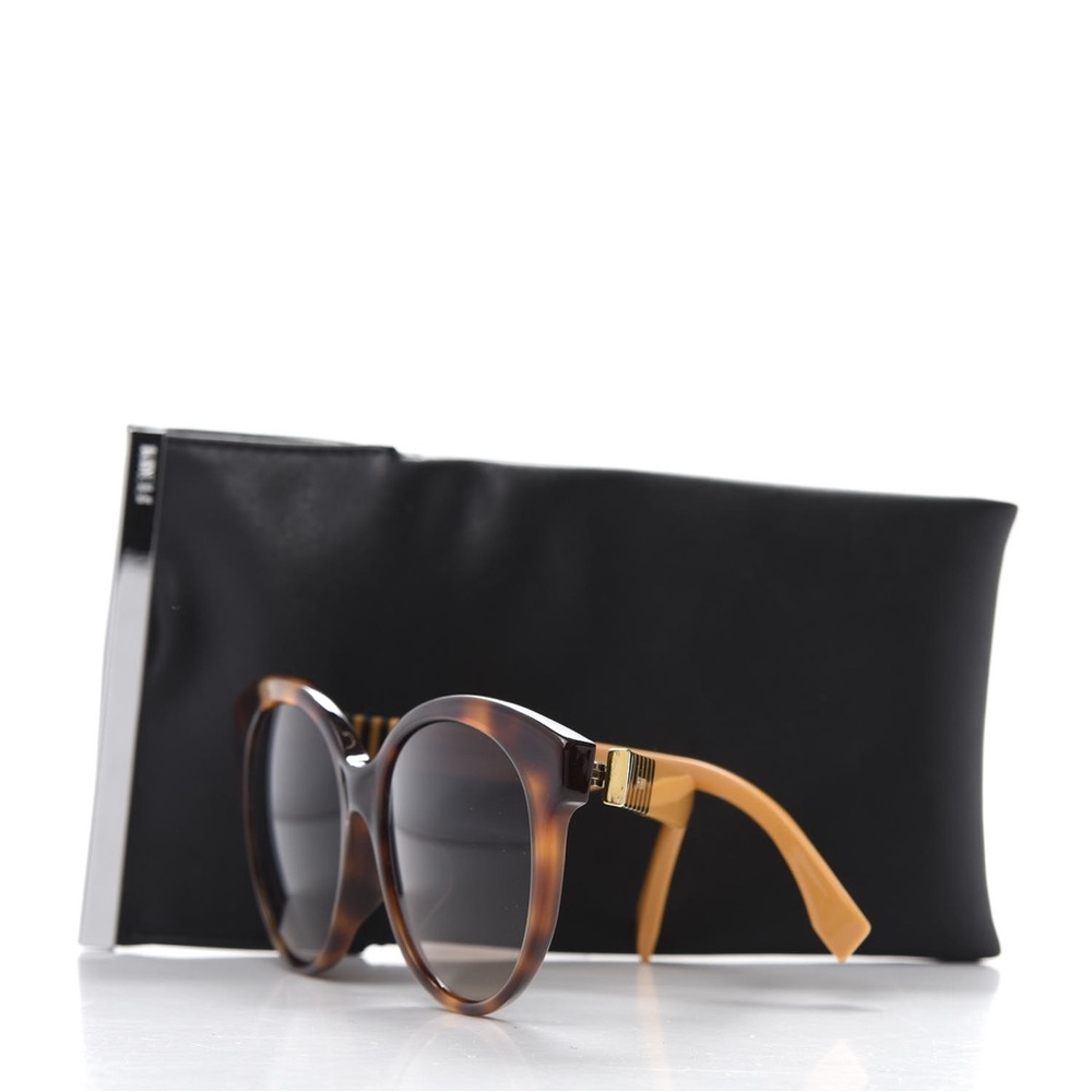 Fendi Cat Eye Women's Brown Sunglasses - Picture 4 of 7